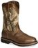 Image #1 - Justin Men's Stampede Waterproof Work Boots, Camouflage, hi-res