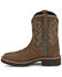 Image #3 - Justin Women's Gypsy Western Boots - Broad Square Toe, Tan, hi-res