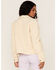 Image #4 - Wrangler Women's Sherpa Snap Jacket, Ivory, hi-res