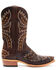 Image #2 - Dan Post Men's Sidewinder Western Boots - Snip Toe, Chocolate, hi-res