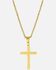 Image #2 - Montana Silversmiths Men's The Guardian Cross Necklace, Silver, hi-res