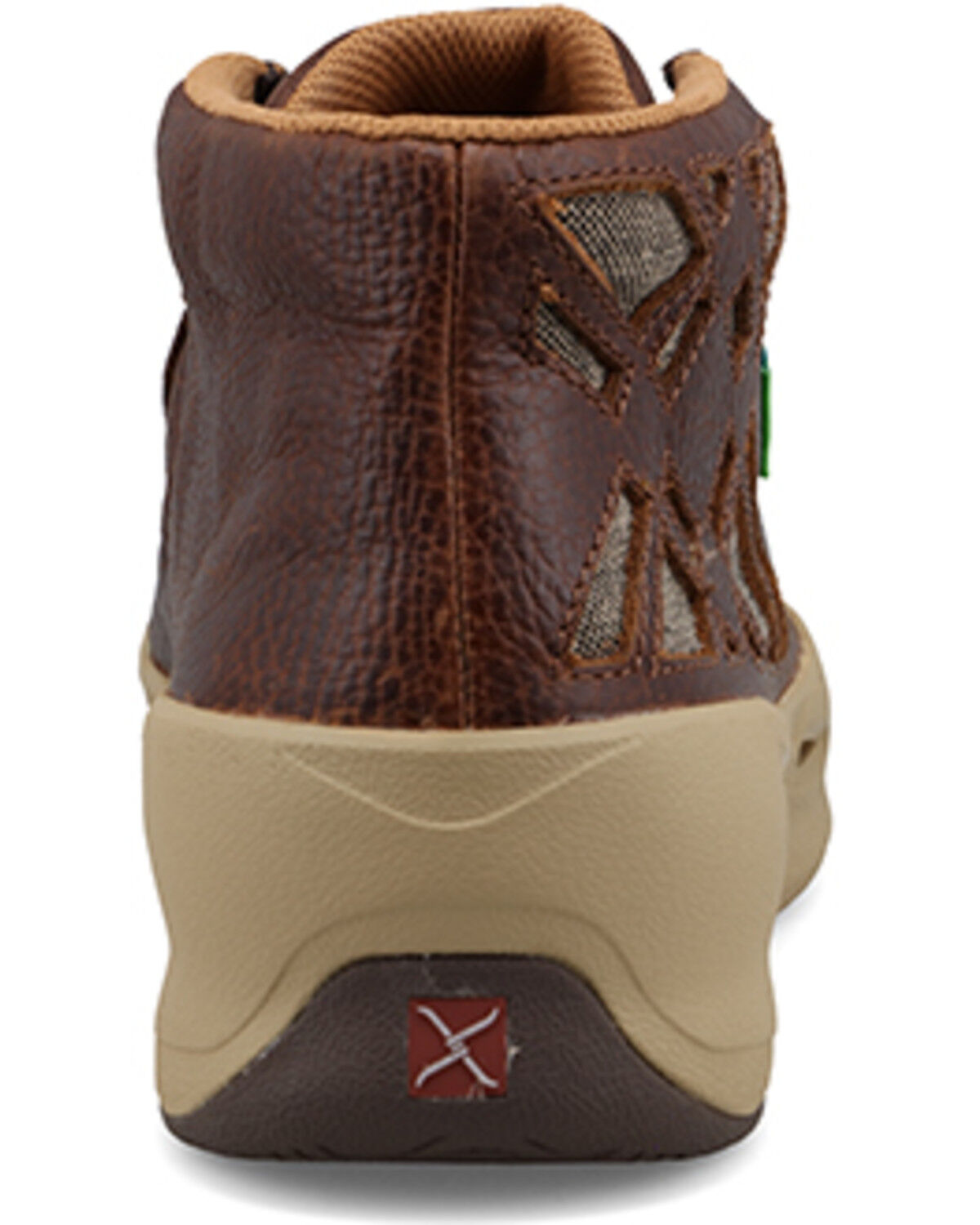 Image #5 - Twisted X Men's Peek-A-Boo Matrix Collection&trade; Casual Shoes - Moc Toe, Brown, hi-res