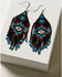 Image #1 - Idyllwind Women's Amarillo Antique Silver Seed Bead Fringe Earrings , Silver, hi-res