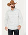 Image #1 - Moonshine Spirit&reg; Men's Elderflower Striped Long Sleeve Western Snap Shirt, White, hi-res