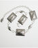 Image #2 - Idyllwind Women's Regatta Southwestern Chain Concho Belt, Silver, hi-res