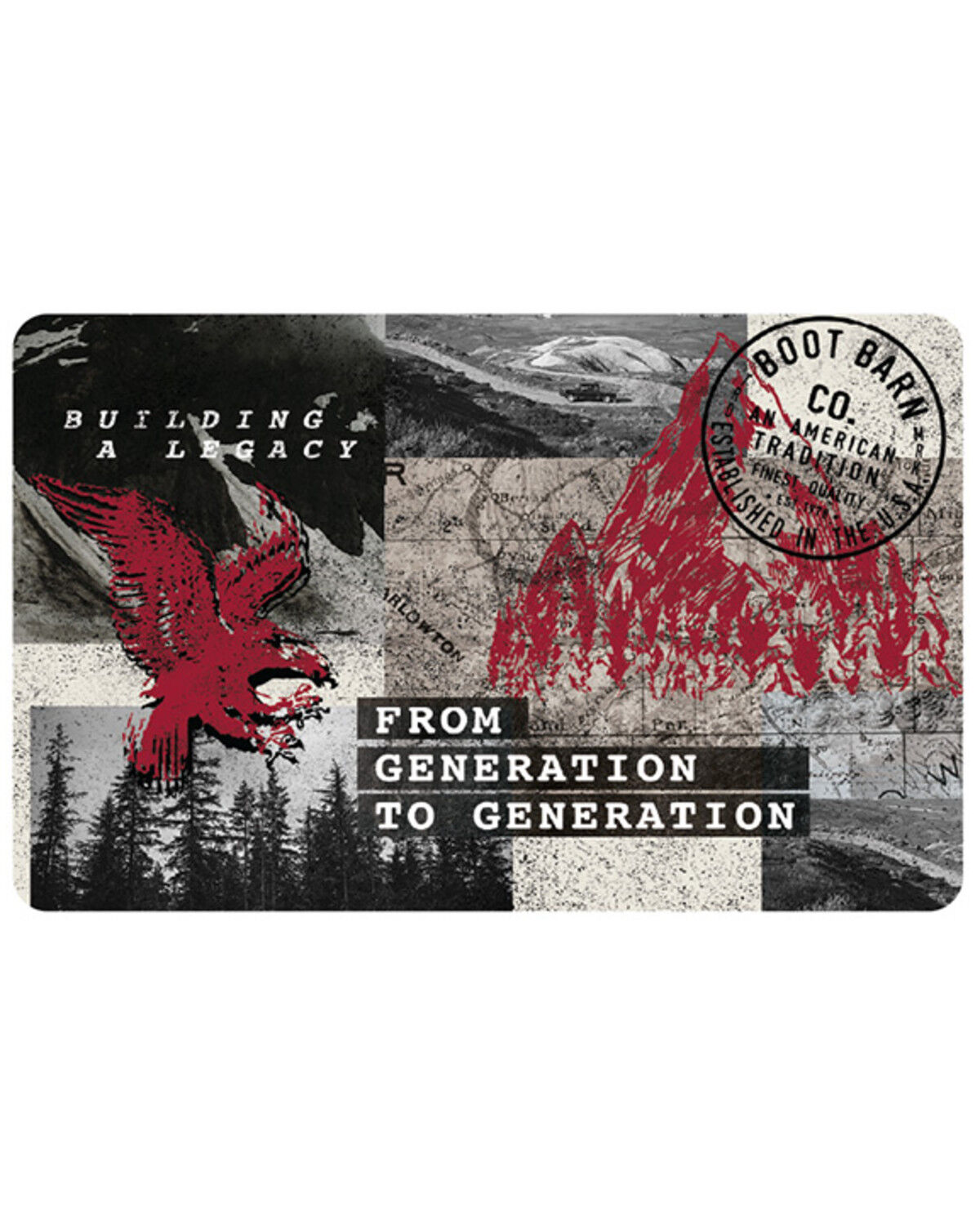 Image #1 - Boot Barn Generation Collage Gift Card, No Color, hi-res
