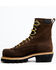 Image #3 - Hawx Men's 8" Lineman Lace-Up Waterproof Work Boot - Composite Toe, Brown, hi-res