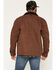 Image #4 - Hawx Men's Rex Flannel Lined Washed Duck Canvas Jacket, Brown, hi-res