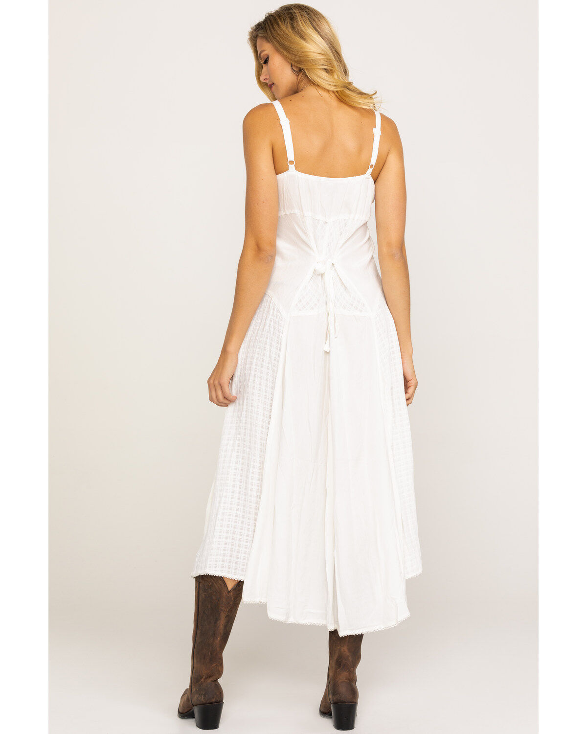 Image #2 - Honey Creek by Scully Women's Maxi Dress, Ivory, hi-res