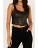 Image #3 - Originality Women's Faux Leather Corset Top, , hi-res