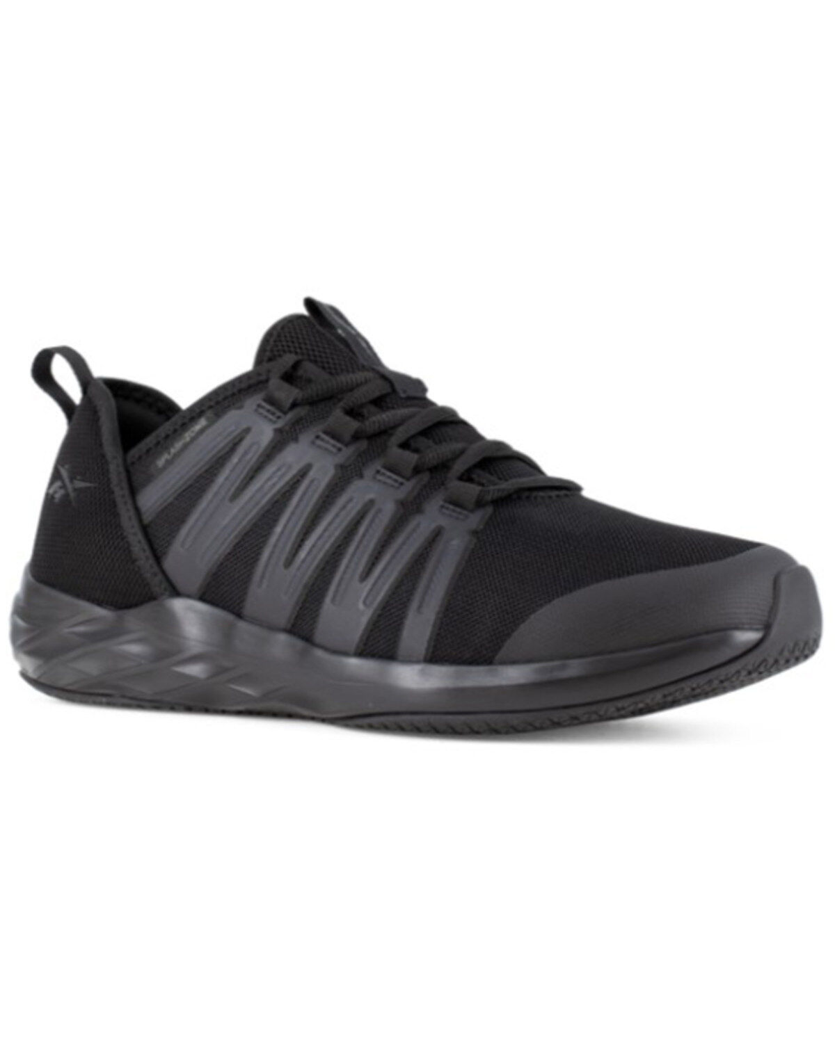 Image #1 - Reebok Men's Astroride Athletic Work Shoes - Soft Toe, Black, hi-res