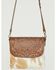 Image #2 - Shyanne Women's Studded Tooled Crossbody Bag , Brown, hi-res