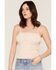 Image #2 - Miss Me Women's Ruffle Tank Top, Pink, hi-res