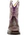 Image #4 - Durango Little Girls' Western Boots - Square Toe, Dark Brown, hi-res