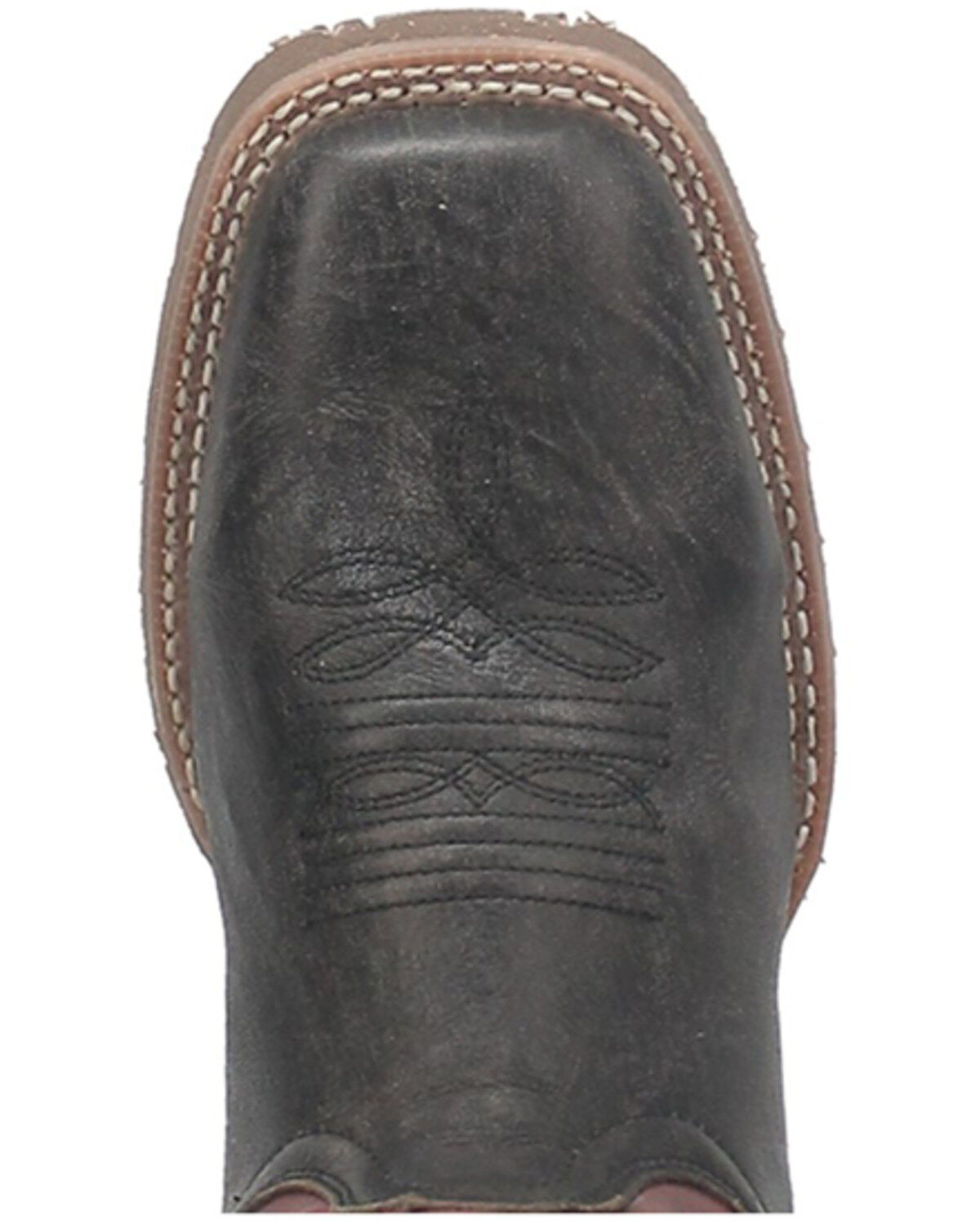 Image #6 - Laredo Men's Isaac Western Boots - Broad Square Toe, Black, hi-res