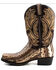 Image #3 - Dan Post Men's Kauring Snake Exotic Western Boots - Square Toe, Brown, hi-res