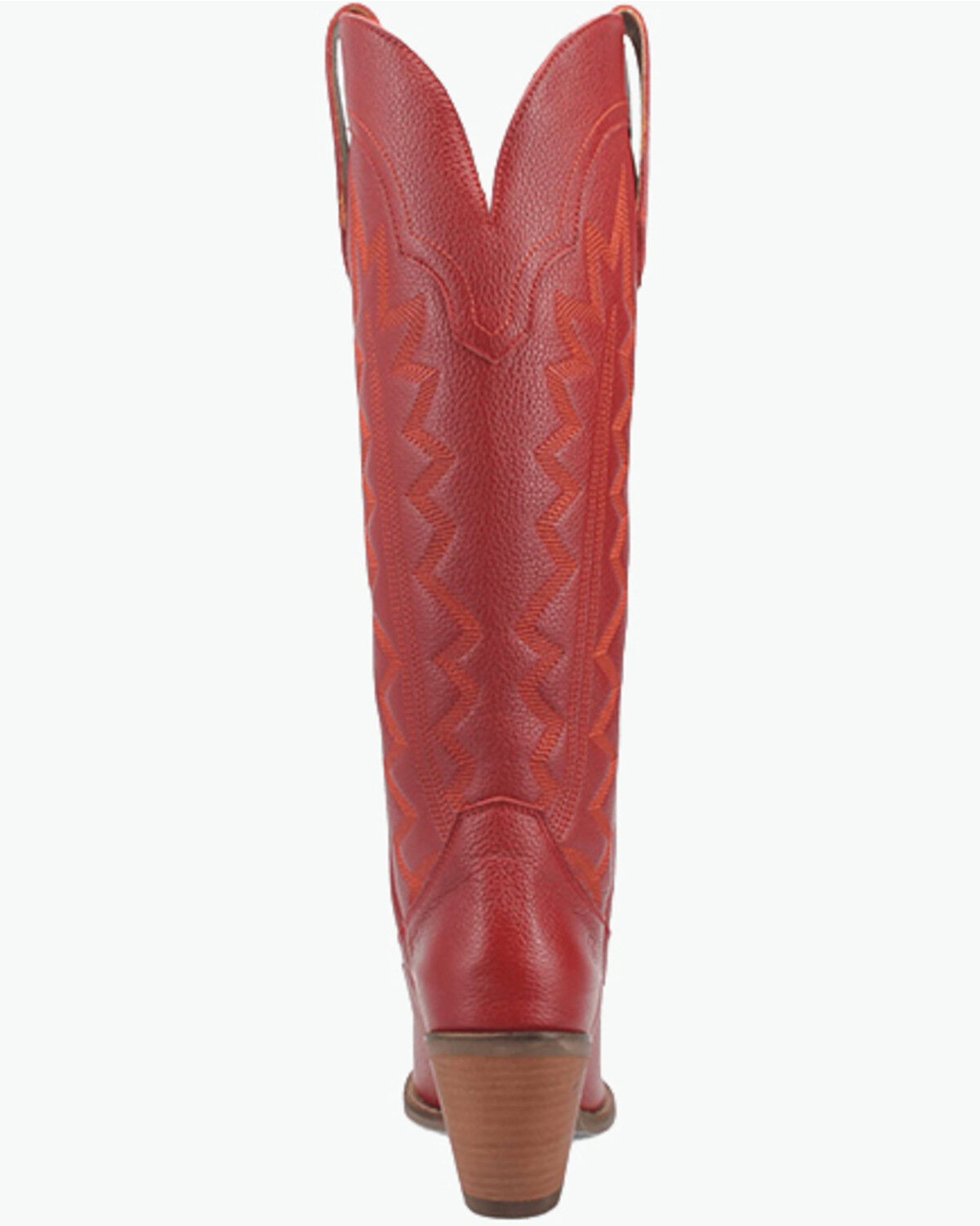 Image #5 - Dingo Women's High Cotton Tall Western Boots - Round Toe, Red, hi-res