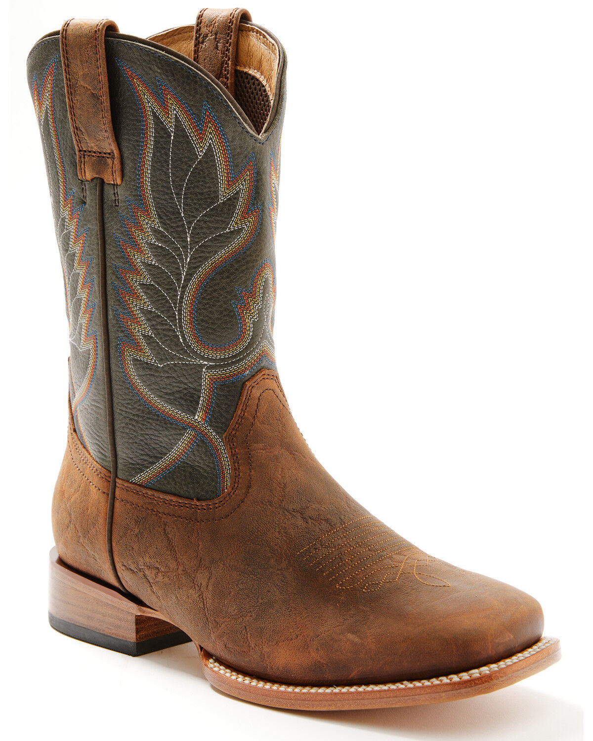 Image #1 - Cody James Cush Core&reg; Men's Tracker Western Boots - Broad Square Toe, Blue, hi-res
