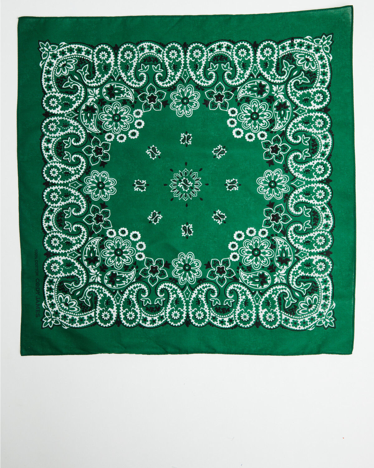 Cody James Dark Green Bandana, Dark Green, hi-res