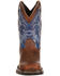 Image #4 - Durango Little Boys' Western Boots - Broad Square Toe, Brown, hi-res