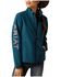 Image #2 - Ariat Women's New Team Patriot Softshell Jacket , Blue, hi-res