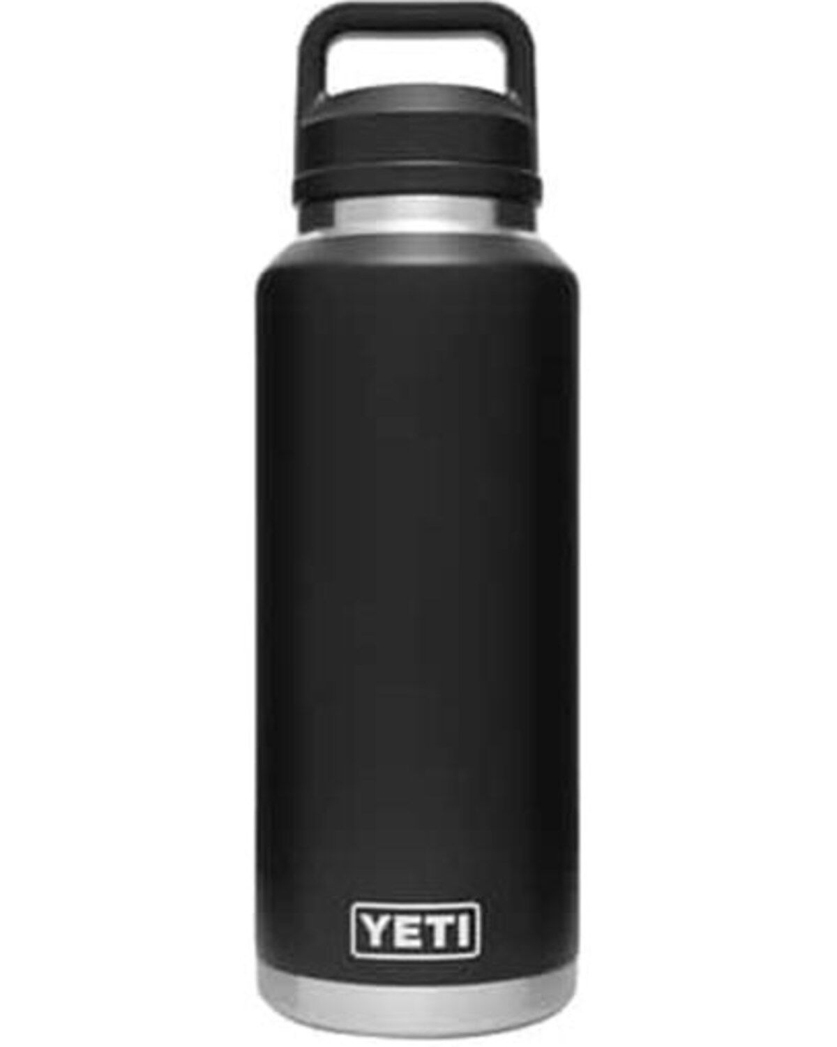 Image #1 - YETI Rambler&reg; Chug Cap 46oz Water Bottle, Black, hi-res