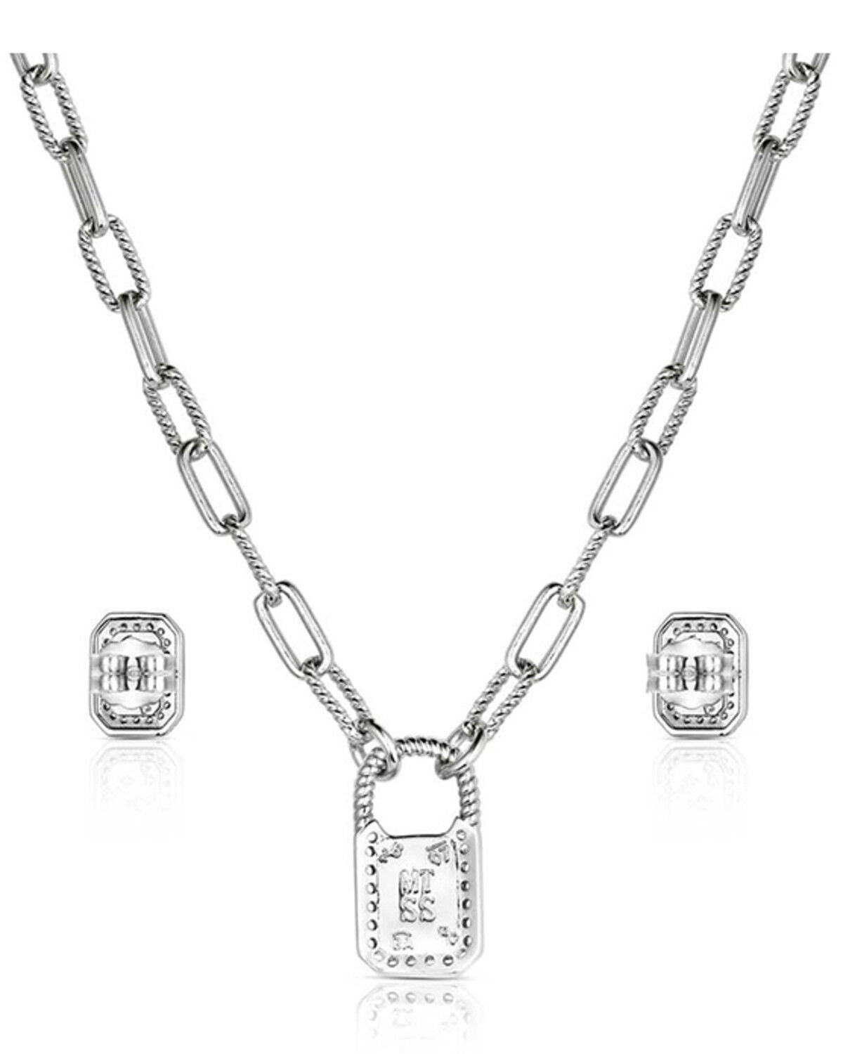 Image #2 - Montana Silversmiths Women's Turquoise Glam Jewelry Set, Silver, hi-res