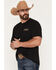 Image #3 - Seager Men's Russ Fill Camo Print Logo Short Sleeve Graphic T-Shirt, Black, hi-res