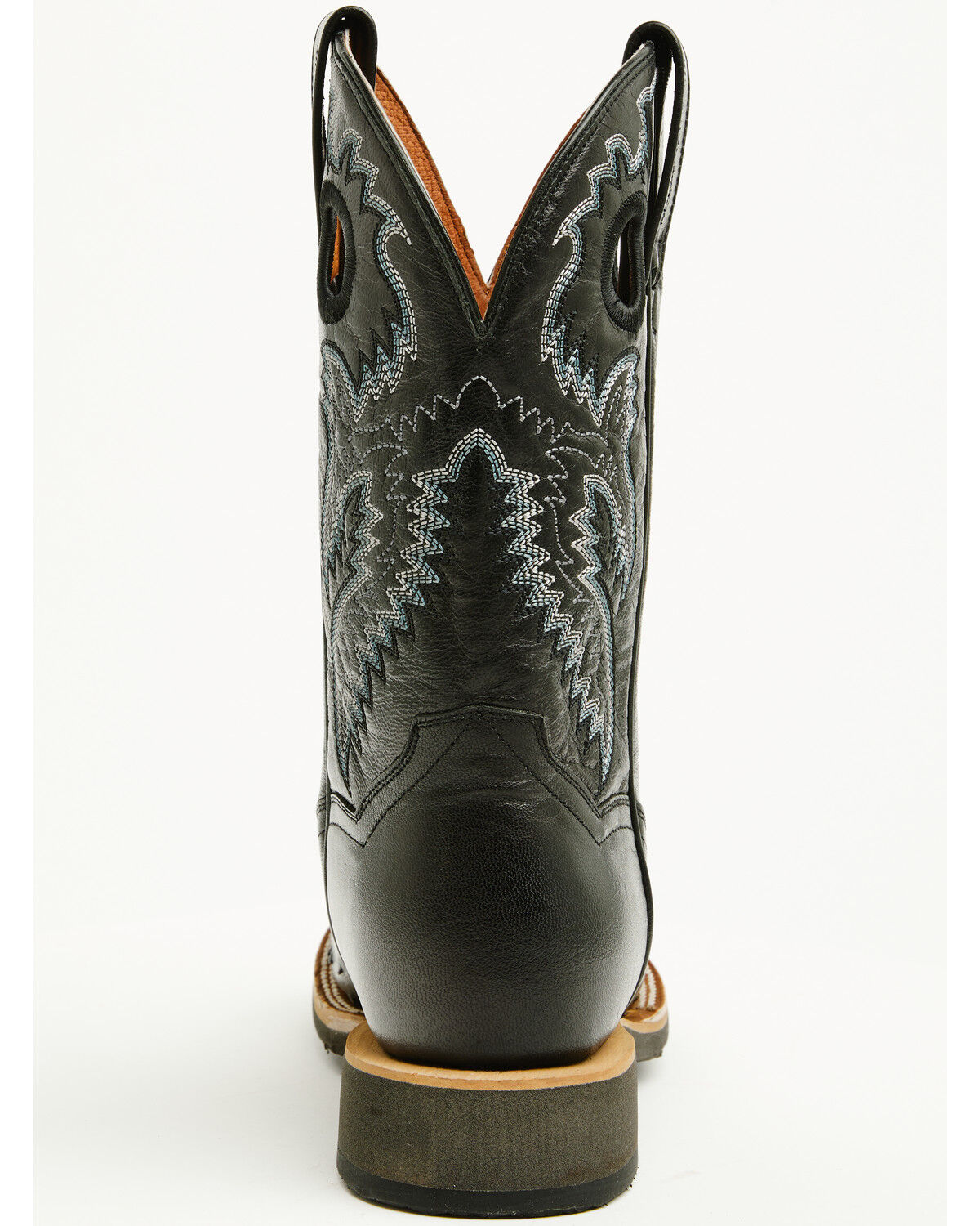 Image #5 - Dan Post Men's Exotic Full Quill Ostrich Martel Western Boots - Broad Square Toe, Black, hi-res