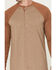 Image #3 - Cody James Men's FR Bronze Raglan Long Sleeve Henley Work Shirt , Bronze, hi-res