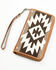 Image #1 - Shyanne Women's Brown Southwestern Saratoga Wallet, Brown, hi-res