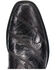 Image #6 - Dan Post Men's Exotic Ostrich Leg Western Boots - Square Toe , Black, hi-res