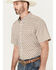 Image #2 - RANK 45&reg; Men's Buckaloo Print Short Sleeve Button-Down Stretch Western Shirt, Multi, hi-res