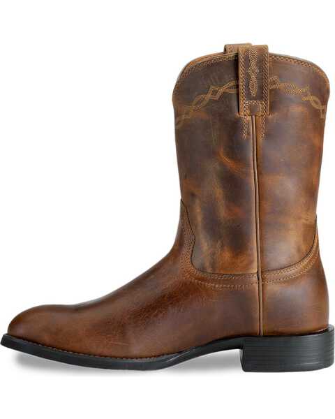Image #3 - Ariat Men's Heritage Roper 10" Western Boots, Distressed, hi-res