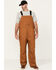 Image #1 - Hawx Men's Tillman Insulated Duck Canvas Overalls, Rust, hi-res