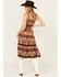 Image #4 - Shyanne Women's Challis Printed Midi Dress , Coral, hi-res