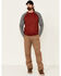 Image #2 - Ariat Men's FR Long Sleeve Baseball Work T-Shirt , Red, hi-res