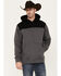 Image #1 - RANK 45&reg; Men's Reflective Sleeve Hooded Sweatshirt, Charcoal, hi-res
