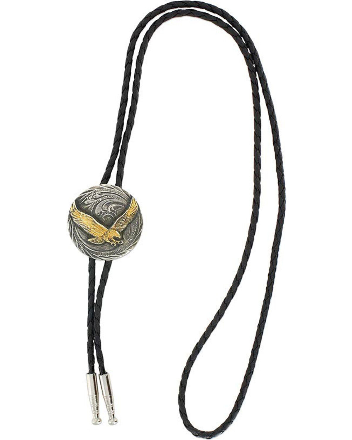 Image #1 - Cody James&reg; Men's Eagle Bolo Tie, Silver, hi-res