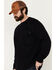 Image #2 - Hawx Men's FR Long Sleeve Pocket T-Shirt - Tall, Navy, hi-res
