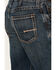 Image #4 - Ariat Men's Rebar M5 Durastretch Dark Wash Low Rise Straight Jeans, Denim, hi-res