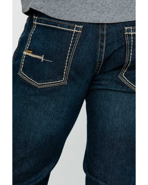 Image #10 - Ariat Men's Rebar M4 Low Rise Boot Cut Jeans, Denim, hi-res