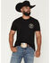 Image #2 - RANK 45&reg; Men's Bull Short Sleeve Graphic T-Shirt, Black, hi-res