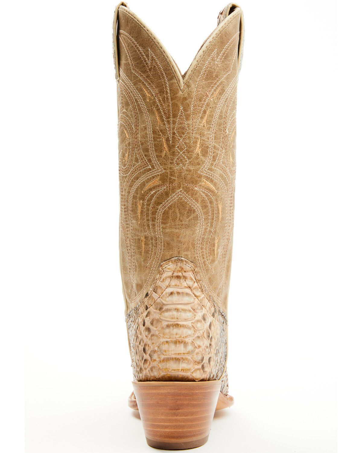 Image #5 - Shyanne Women's Exotic Python Western Boots - Snip Toe, Gold, hi-res