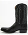 Image #3 - Dan Post Men's 12" Exotic Ostrich Leg Western Boots - Square Toe , Black, hi-res