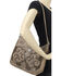 Image #5 - American West Women's Hand Tooled Concealed Carry Shoulder Bag, Sand, hi-res