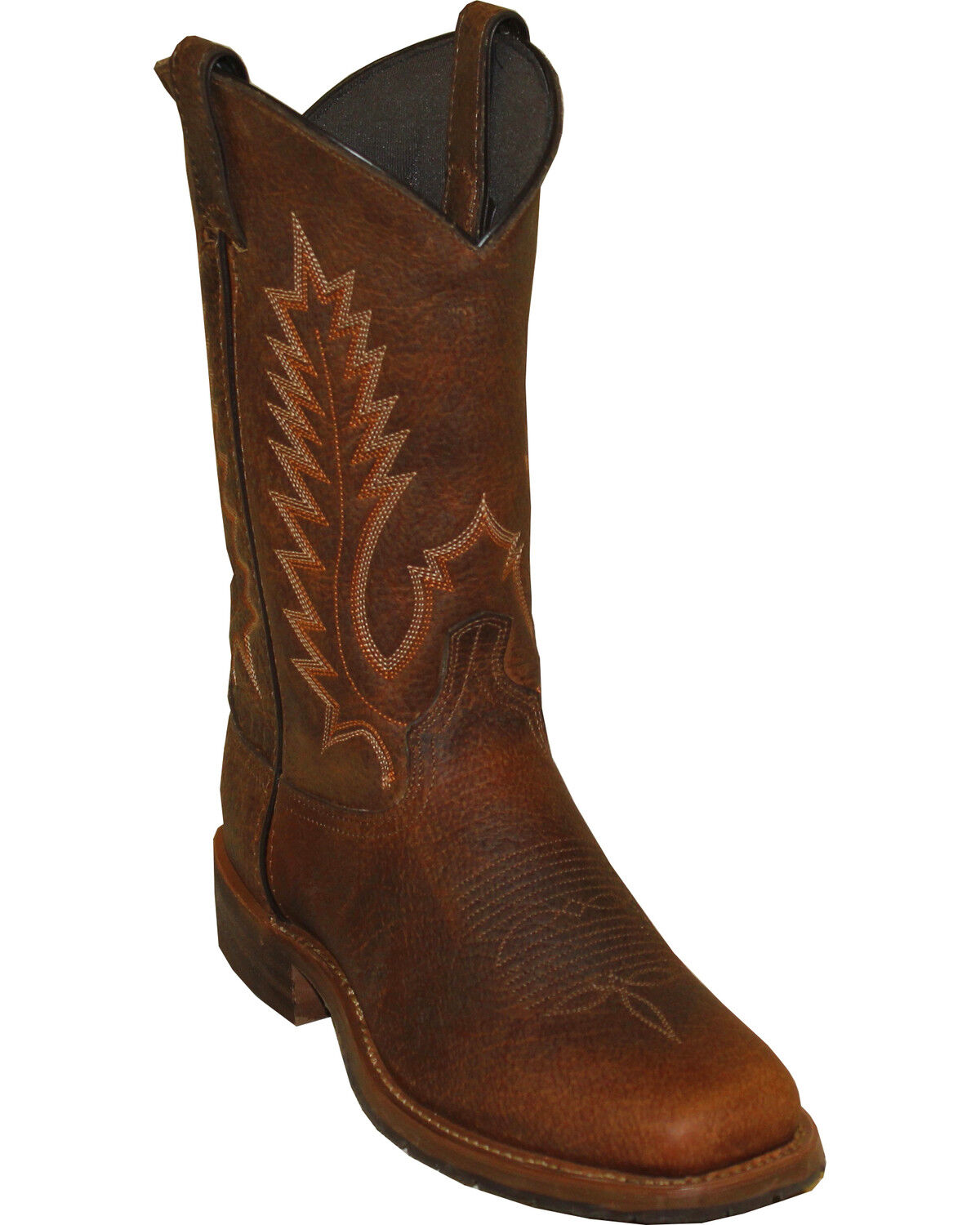 Abilene Boots Men's Pioneer Western Boots - Square Toe, Brown, hi-res