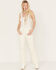 Image #1 - Rolla's Women's Low Rise Wale Chord Straight Leg Original Jeans, Cream, hi-res