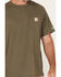 Image #3 - Carhartt Men's Force Relaxed Fit Midweight Short Sleeve Pocket T-Shirt, Green, hi-res