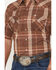 Image #3 - Ely Walker Men's Boot Barn Exclusive Plaid Print Short Sleeve Pearl Snap Western Shirt - Big, , hi-res